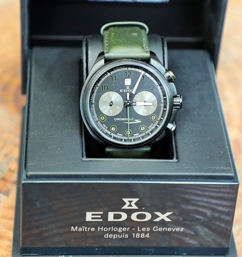Herrenuhr edox cronorally - edox,