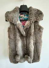 Ärmellose Pelz-Weste Damen -