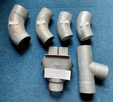 Dachrinnen Fallrohr Bogen Reststücke verzinkt DN 80 + 1 x 100