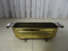 Vintage Messing Jardiniere mit