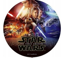 Essbar  Star Wars Jedi Yoda Ship Tortenaufleger Torte Tortenbild Zuckerbild+TEXT