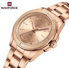 Damen Armbanduhr Edelstahl Quarzuhr Elegante Uhr 3ATM Wasserdicht Leucht