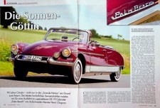 Oldtimer Markt 11/2009 Citroen DS 19 Cabrio Palm Beach mit 83PS in einer seltene