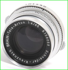 Braun -Tele-Arton 4/85mm lens