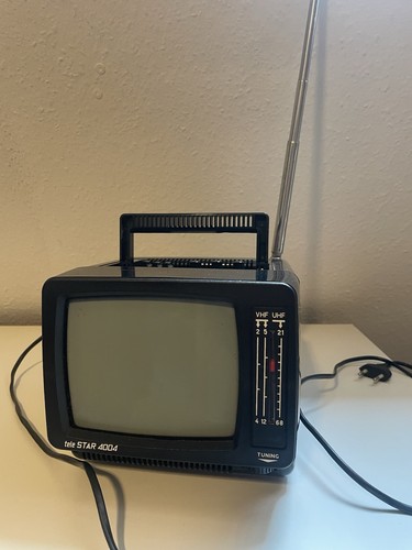Vintage mini fernseher - vintage,