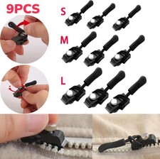 9 Stück Zipper Fix Easy Universal Reparatur Set Zipper Fix Reißverschluss Kit DE