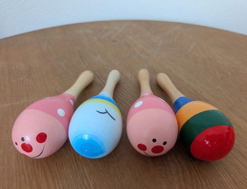 Mini maracas rassel - mini, holz