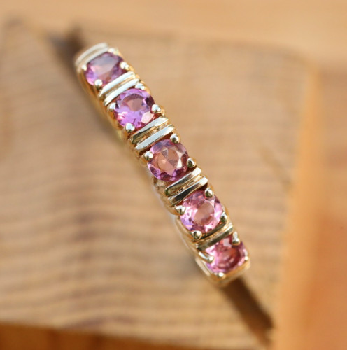 Ring massiv gelbgold - gelbgold, rosa