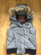 Subscribe Kapuzen Weste Gr. XS Steppweste Jeans Body Warmer Reitweste Jacke