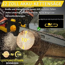 12" Akku-Kettensäge für