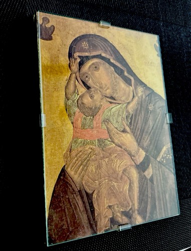 Religiöses bild madonna mit - madonna,