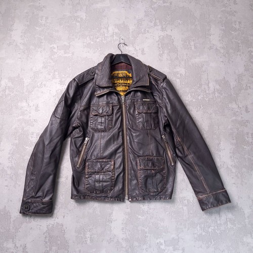 Superdry lederjacke herren - lederjacke, xl