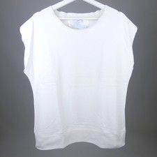 CLOSED Sweatshirt Kurzarm Sweat Naturweiß Gr. XL