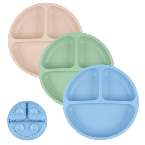 Baby teller 3pcs silikon - teller,,