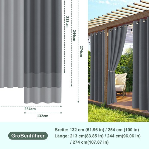 Outdoor vorhang thermo - vorhang,
