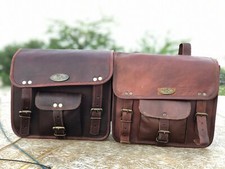 Handmade ledersatteltasche - handmade,