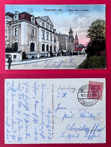 Neugersdorf 1921 löbauer - ak,