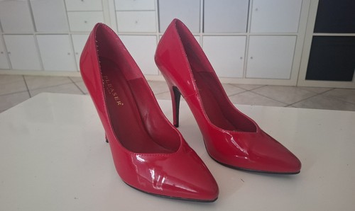Pleaser high heels - high, rot