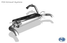  Duplex Sportauspuff Citroen C1 II je Dieseloptik nach unten gebogen