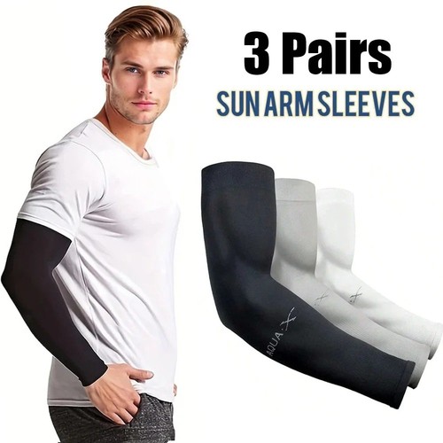 Paar eis seiden armstulpen - 3,