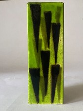 Emaille metall vase - metall,