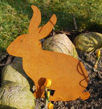 Hase osterhase 27cm edelrost - hase,