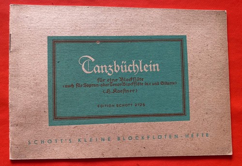 Tanzbüchlein schott kleine - tanzbüchlein,