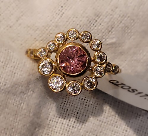 Rosa kongo turmalin weißer - rosa, &