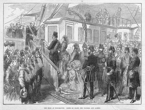 Shah persia boarding the - persia,