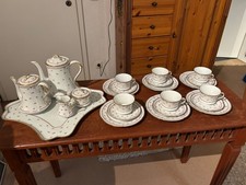 Kaffeegeschirr "Royal Limones Gilda", 6 Personen, 2 Kannen, 1 Kuchenteller