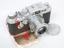 Leitz Leica IIIg Nr. 903447 mit Spule + Elmar 2,8/50 + Prüfzertifikat m. Nummer