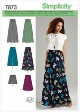 Simplicity Schnitt Nr 1069.P5 Hosen mit weitem Bein und Wickelrock Gr. 38-46