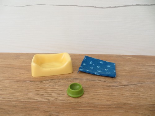 Schleich hundekorb decke napf - ,