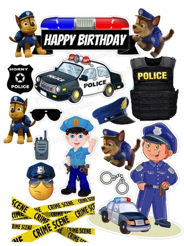 Polizei polizist essbar - polizei,