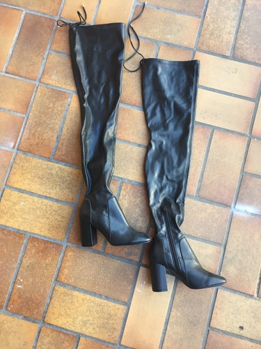 Overknee stiefel boots schwarz - overknee,