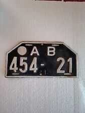 Original altes Motorrad Kennzeichen aus 1948  Amerikanische Zone 