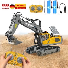 Ferngesteuertes Auto Bagger Spielzeug für Kinder Sand Fahrzeuge 2,4GHz RC Bagger
