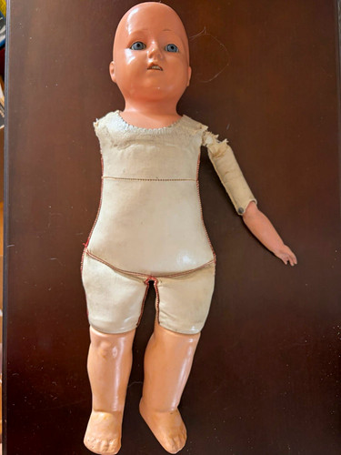 Babypuppe lederkörper blaue - lederkörper,,