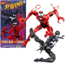 Marvel Legends Retro Series Symbiote Spider-Man vs Carnage 6" Action Figure KO -