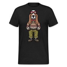 Basset Hound T-Shirt Hund Mit
