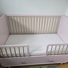 Babybett Gitterbett Ikea Myllra Rosa