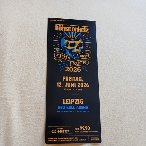 Böhse onkelz hardticket - böhse,