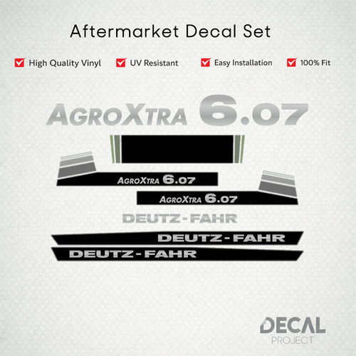 Deutz fahr agroxtra decal - agroxtra,