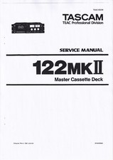 Service Manual-Anleitung für Tascam 122 MK2 