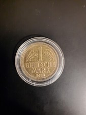 BRD 1 DM 1950 "J" vergoldet in