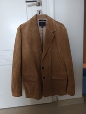 Zara Damen Lederjacke im Sakko Style