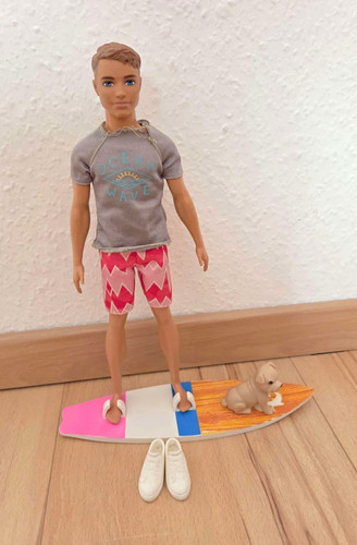 Barbie ken surfer - surfer, mit