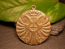 Goldfarbene Medaille Fausel