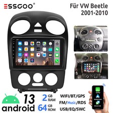 Für VW Beetle 2001-2010 Autoradio 64G Android 13 Apple Carplay GPS Navi WiFi RDS