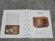 Schaltplan für Röhrenradio Radio Minerva 396U von 1938 Rundfunkmuseum